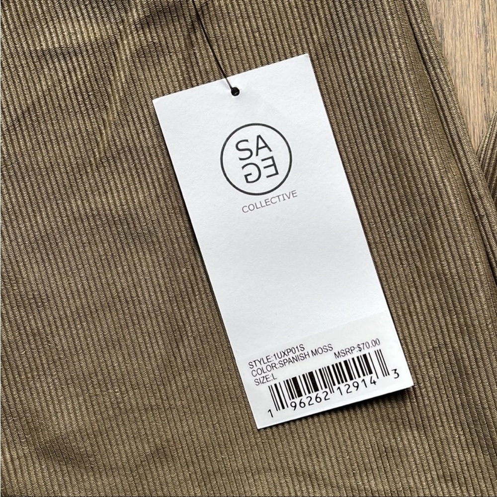 Sage Olive Green Leggings - Picture 2 of 4